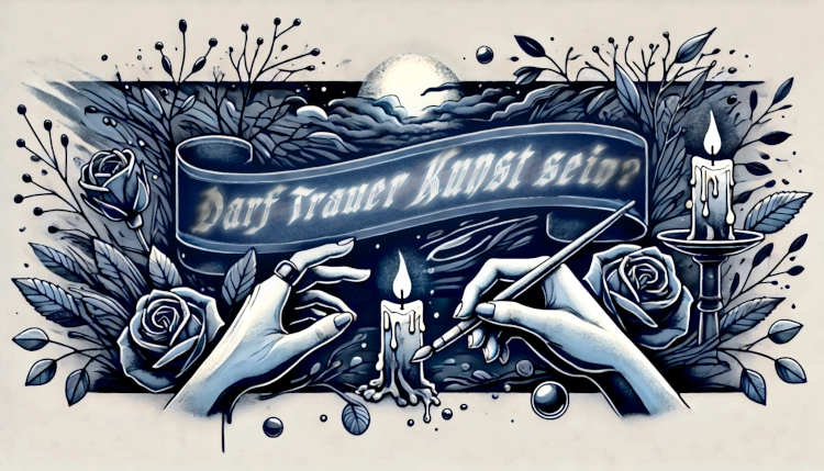 Darf Trauer Kunst sein? Holy Grief Art kreative Trauerbegleitung.